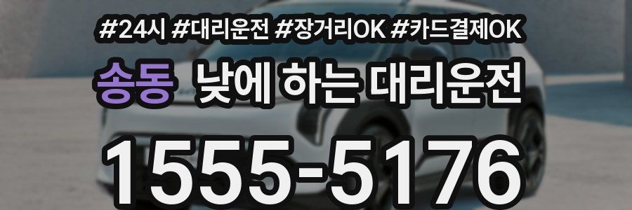 송동 낮에 하는 대리운전