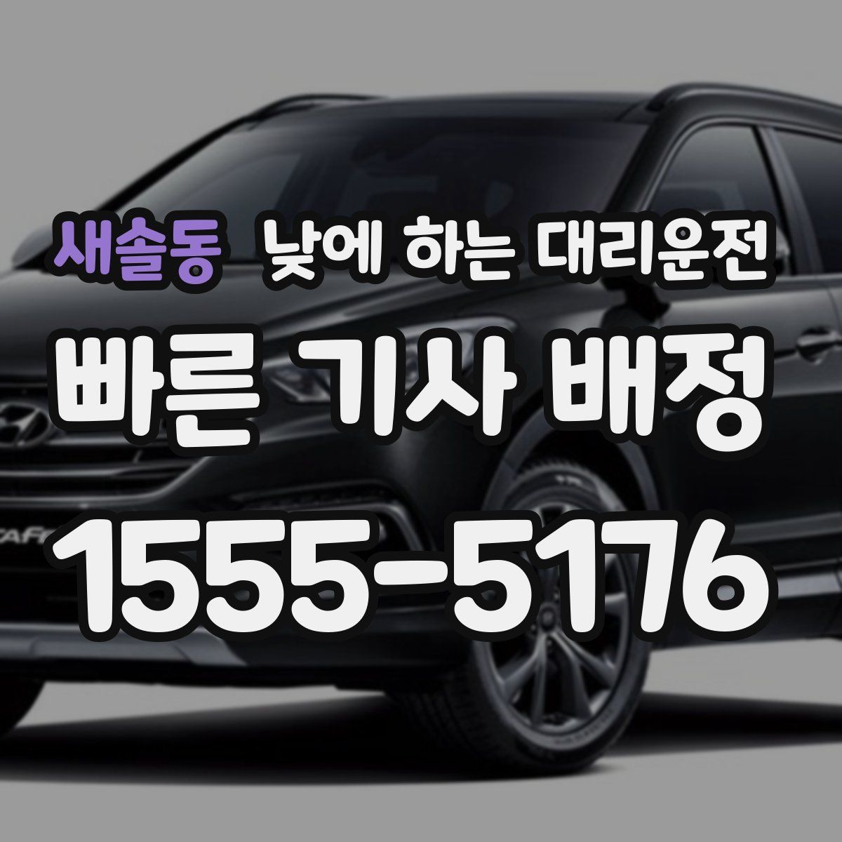 새솔동 낮에 하는 대리운전