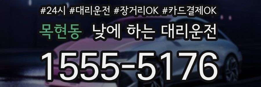 목현동 낮에 하는 대리운전