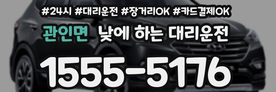 관인면 낮에 하는 대리운전