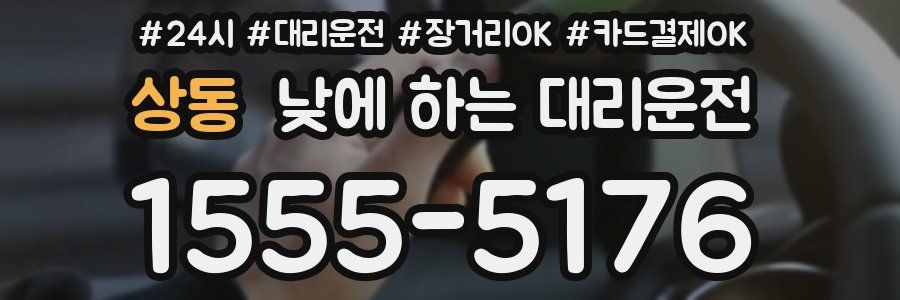 상동 낮에 하는 대리운전