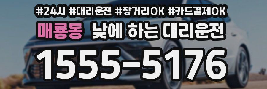 매룡동 낮에 하는 대리운전