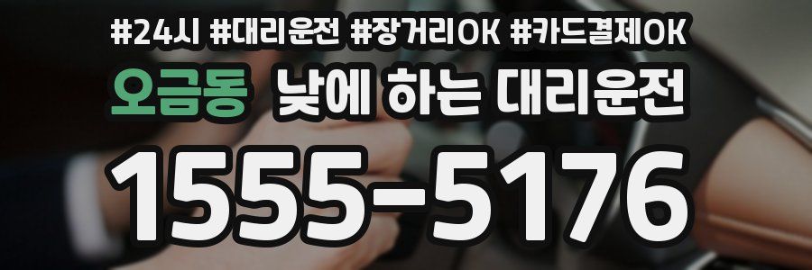 오금동 낮에 하는 대리운전