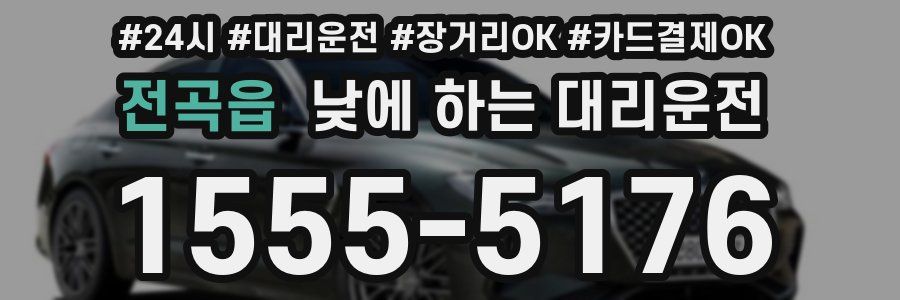전곡읍 낮에 하는 대리운전