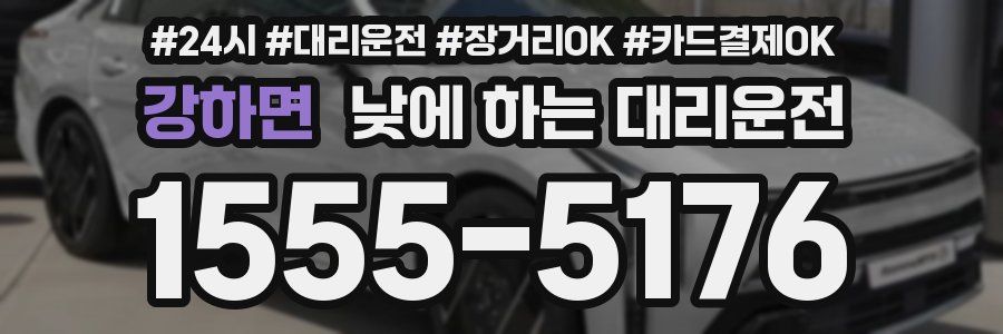 강하면 낮에 하는 대리운전