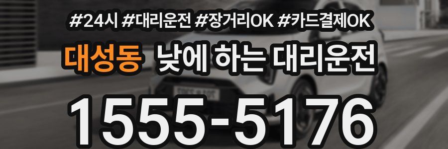 대성동 낮에 하는 대리운전