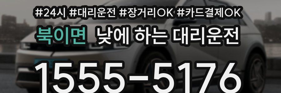 북이면 낮에 하는 대리운전