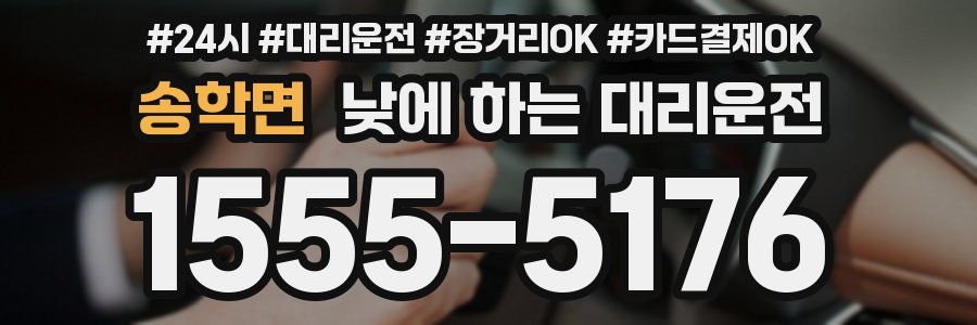 송학면 낮에 하는 대리운전