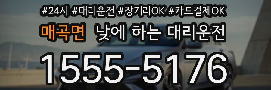 매곡면 낮에 하는 대리운전