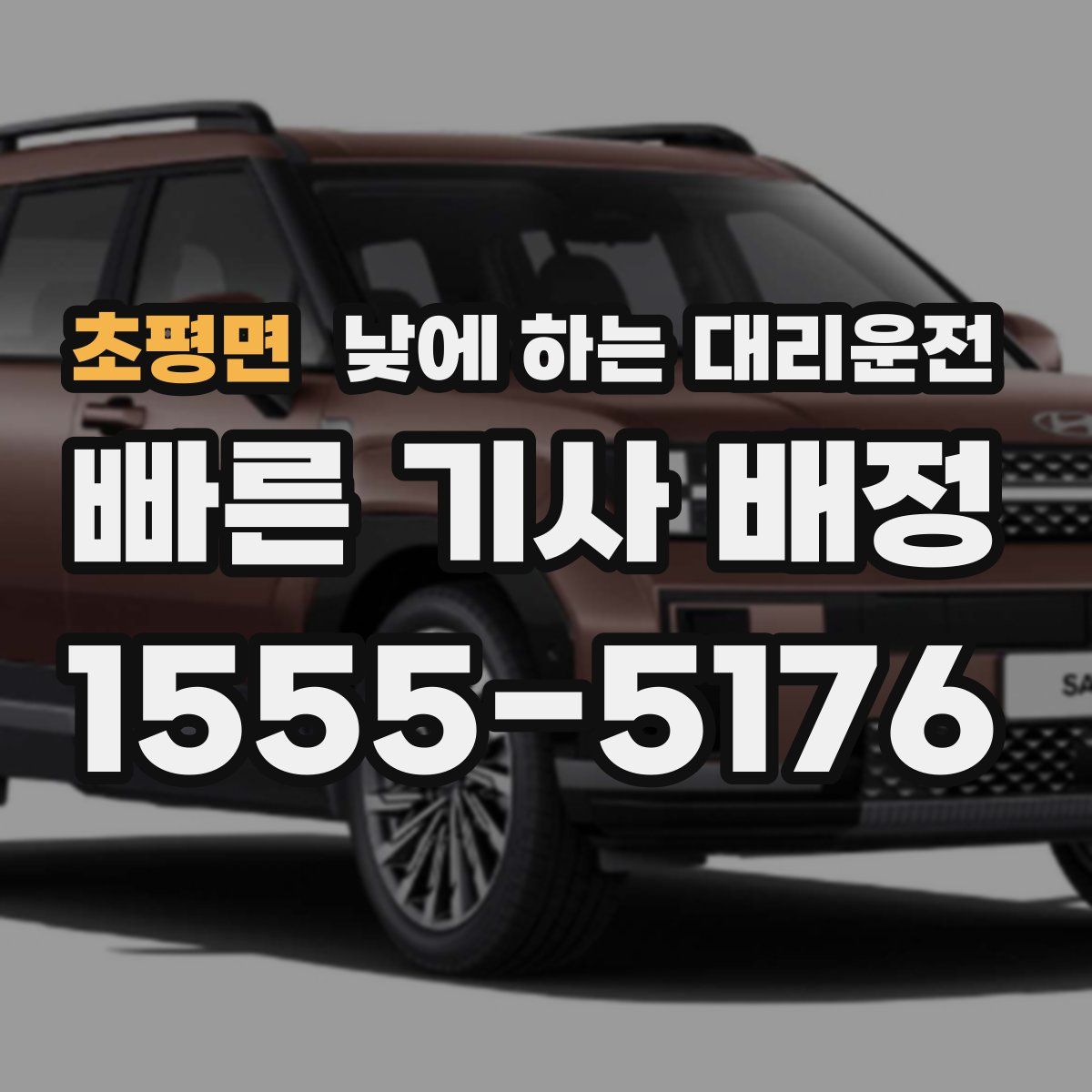 초평면 낮에 하는 대리운전