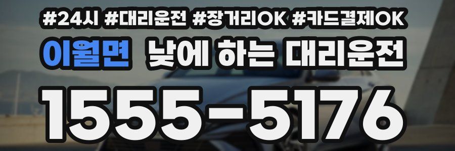 이월면 낮에 하는 대리운전