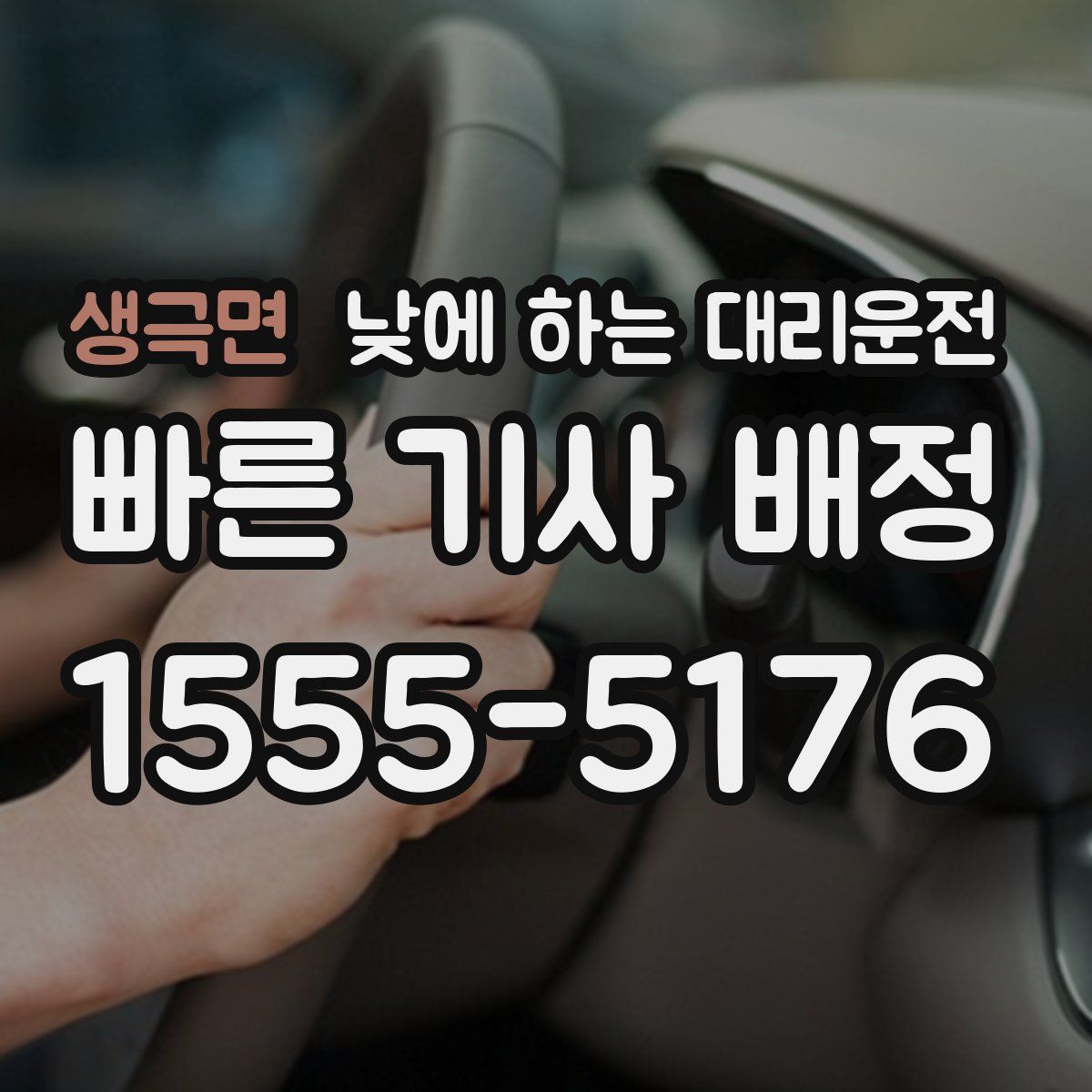 생극면 낮에 하는 대리운전