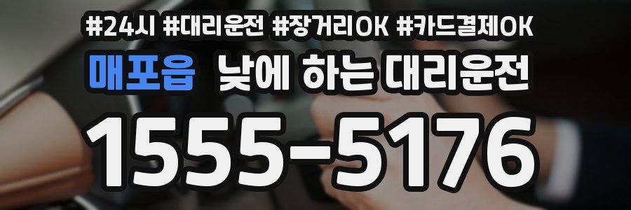 매포읍 낮에 하는 대리운전