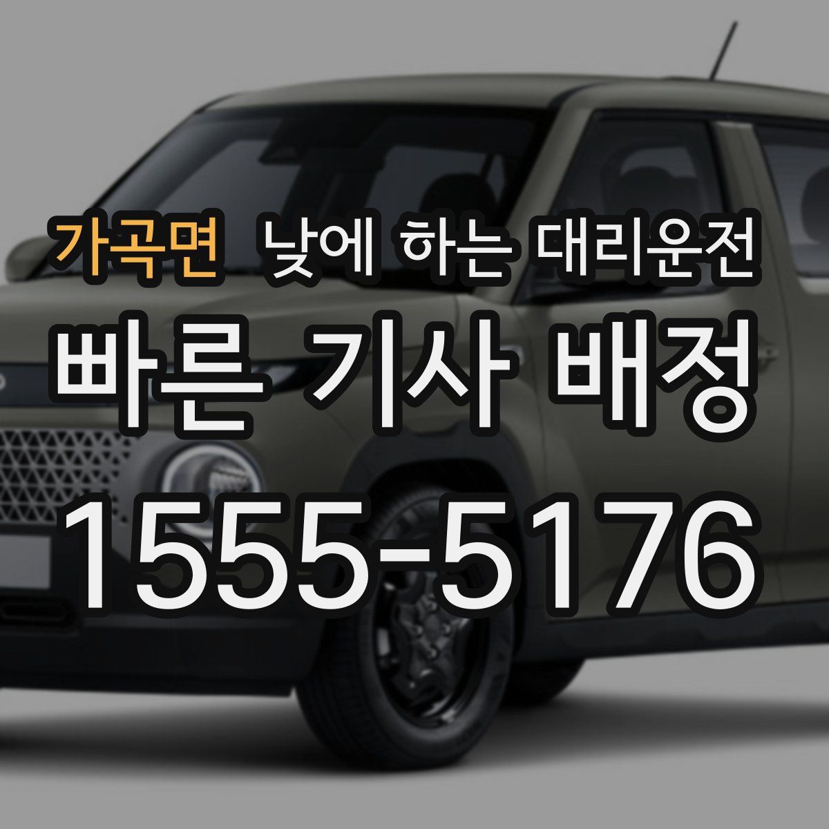 가곡면 낮에 하는 대리운전