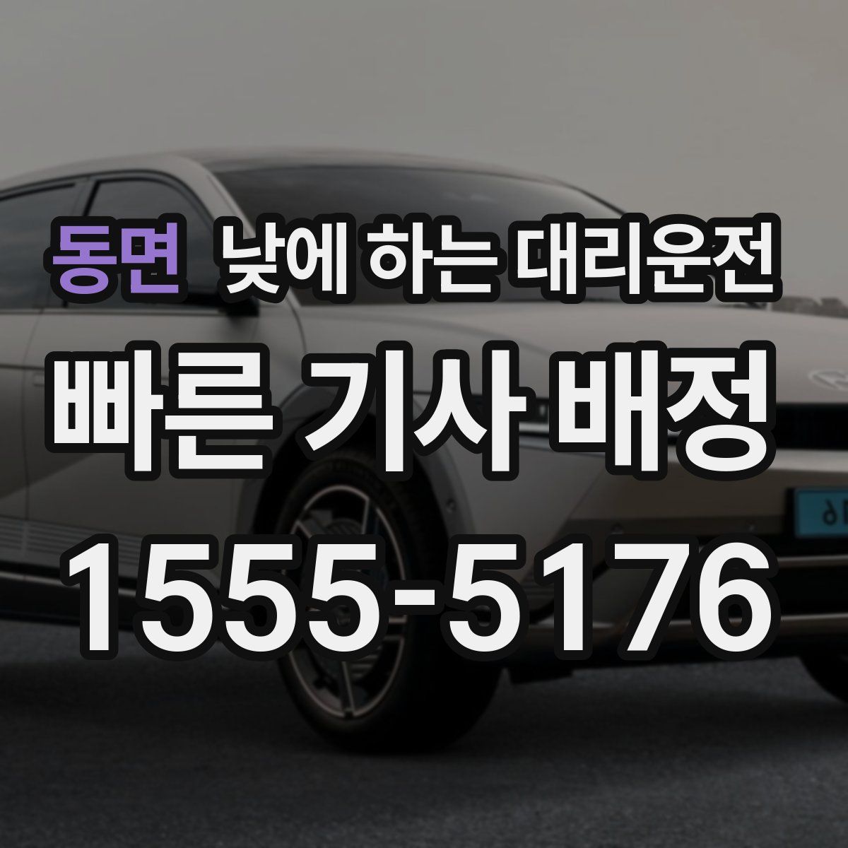 동면 낮에 하는 대리운전