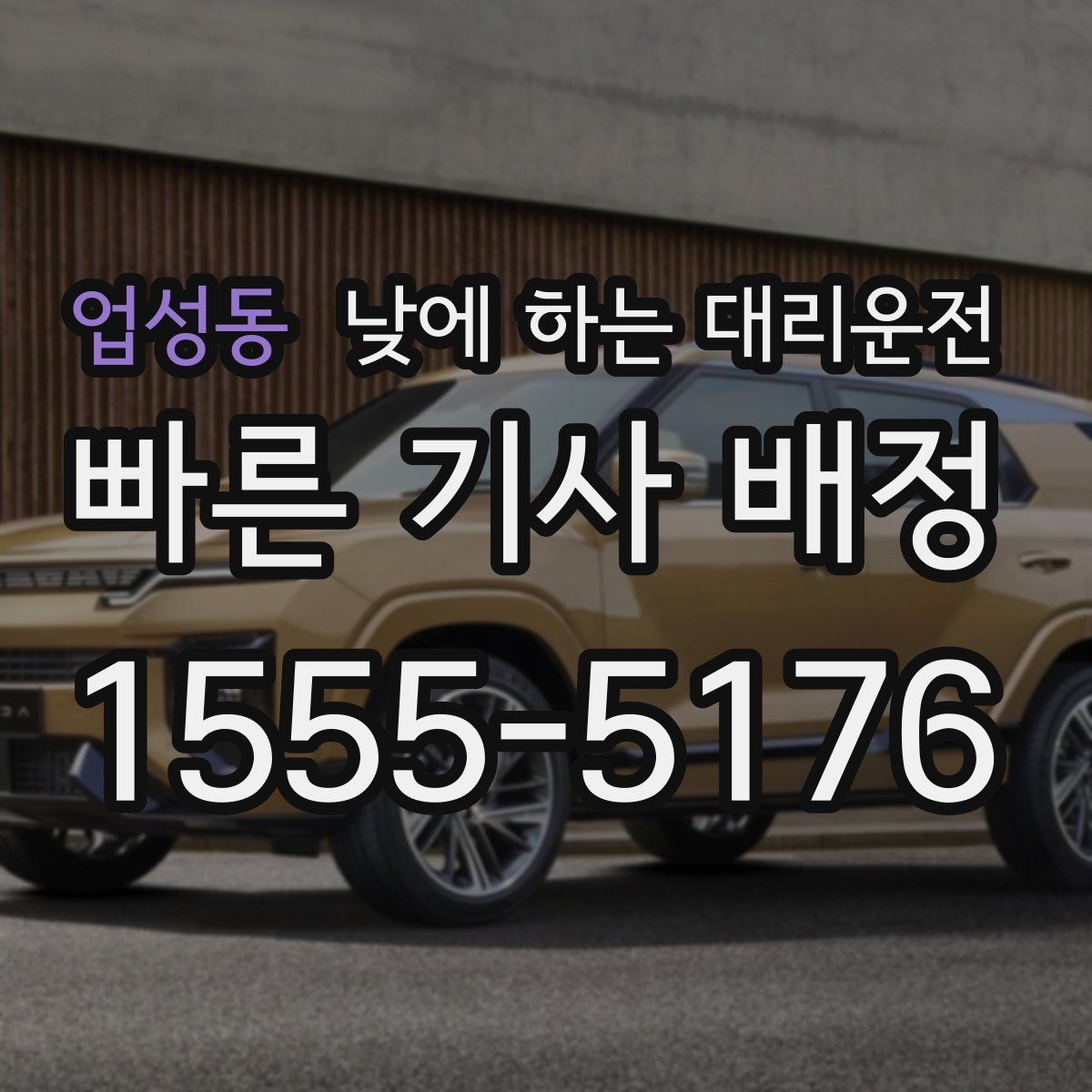 업성동 낮에 하는 대리운전