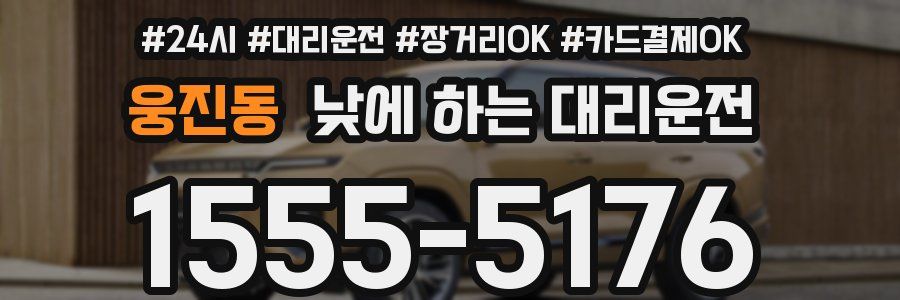 웅진동 낮에 하는 대리운전