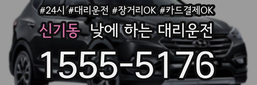 신기동 낮에 하는 대리운전