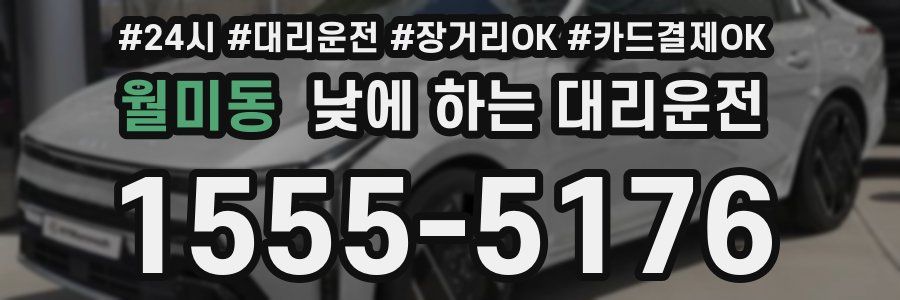 월미동 낮에 하는 대리운전