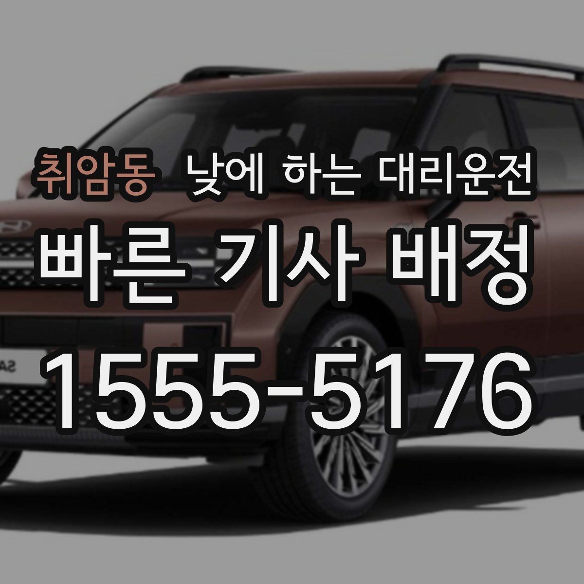 취암동 낮에 하는 대리운전 가족 일정이 많은 날 추천하는 이유