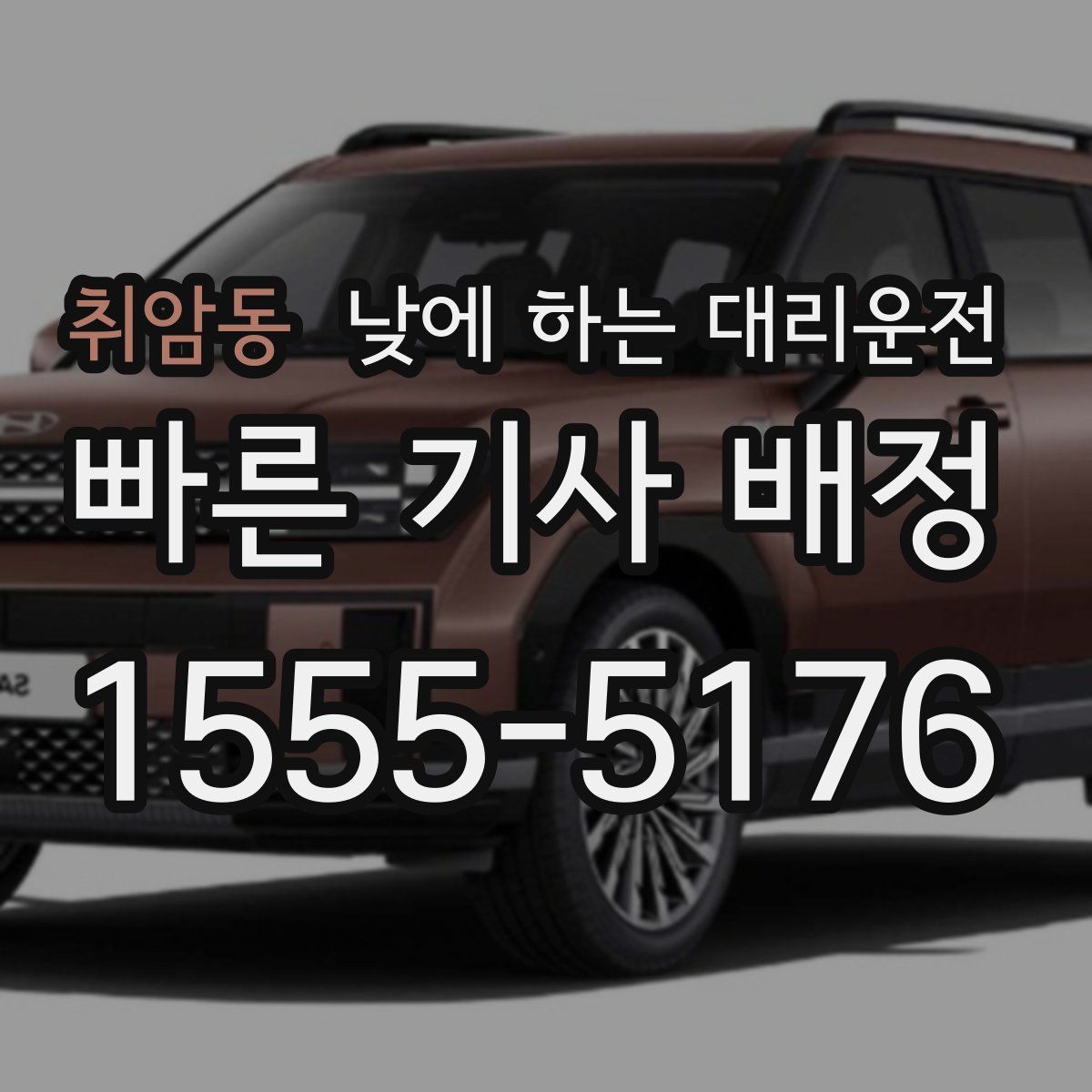 취암동 낮에 하는 대리운전