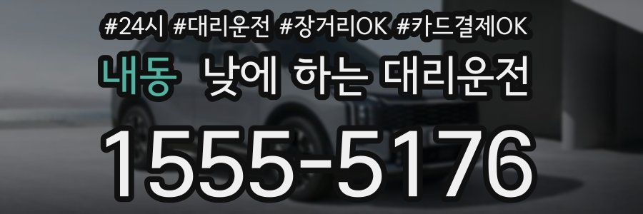 내동 낮에 하는 대리운전