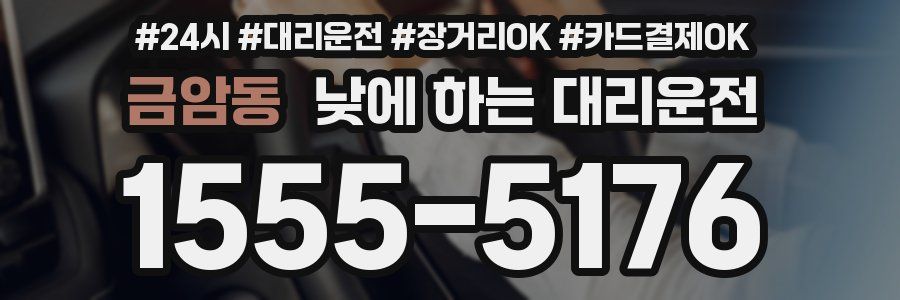 금암동 낮에 하는 대리운전
