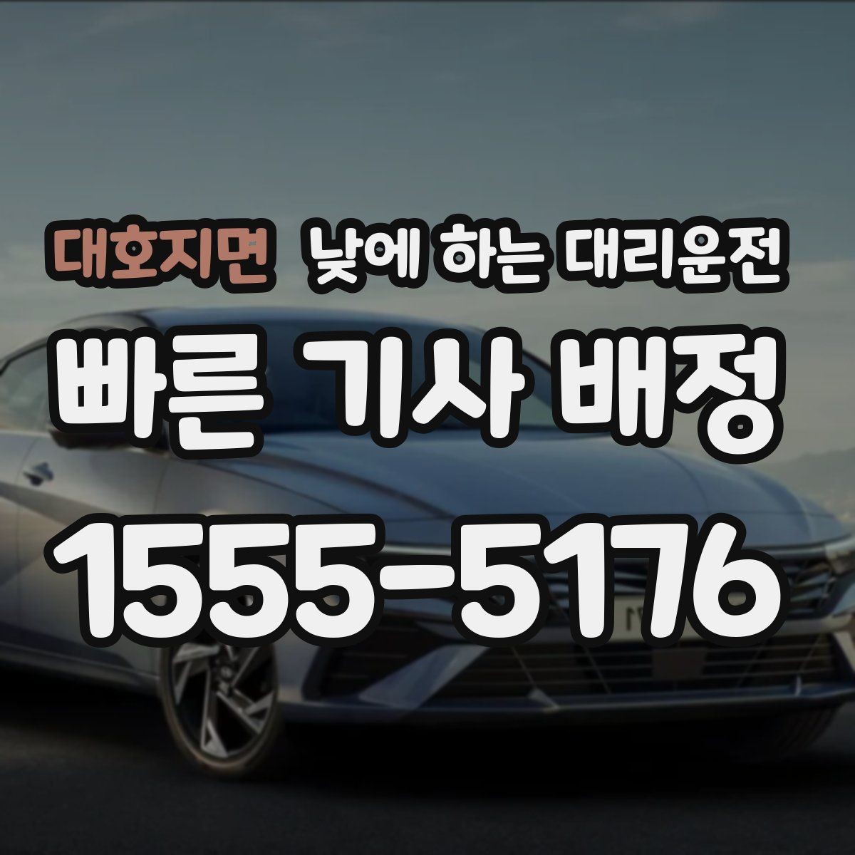 대호지면 낮에 하는 대리운전 거래처 방문 동선이 많을 때 추천
