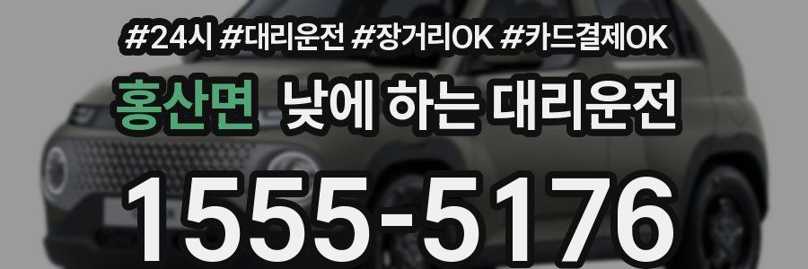 홍산면 낮에 하는 대리운전