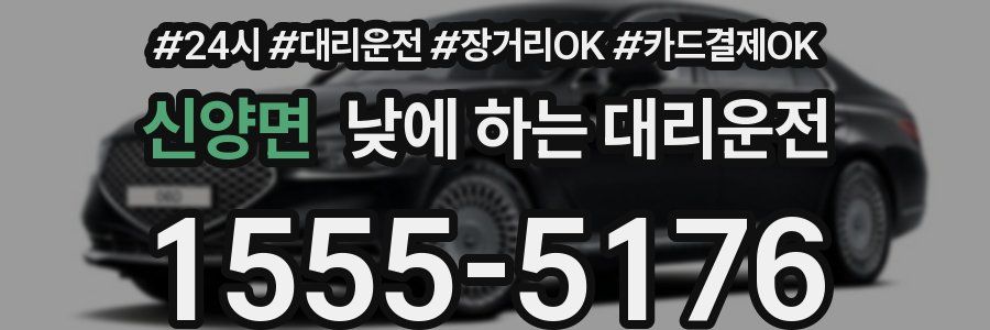 신양면 낮에 하는 대리운전