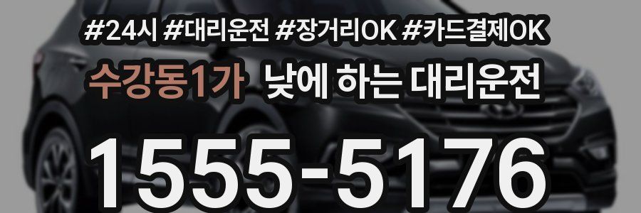 수강동1가 낮에 하는 대리운전