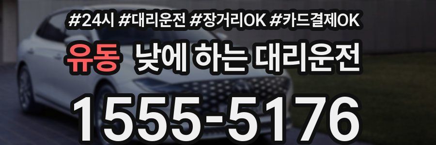 유동 낮에 하는 대리운전