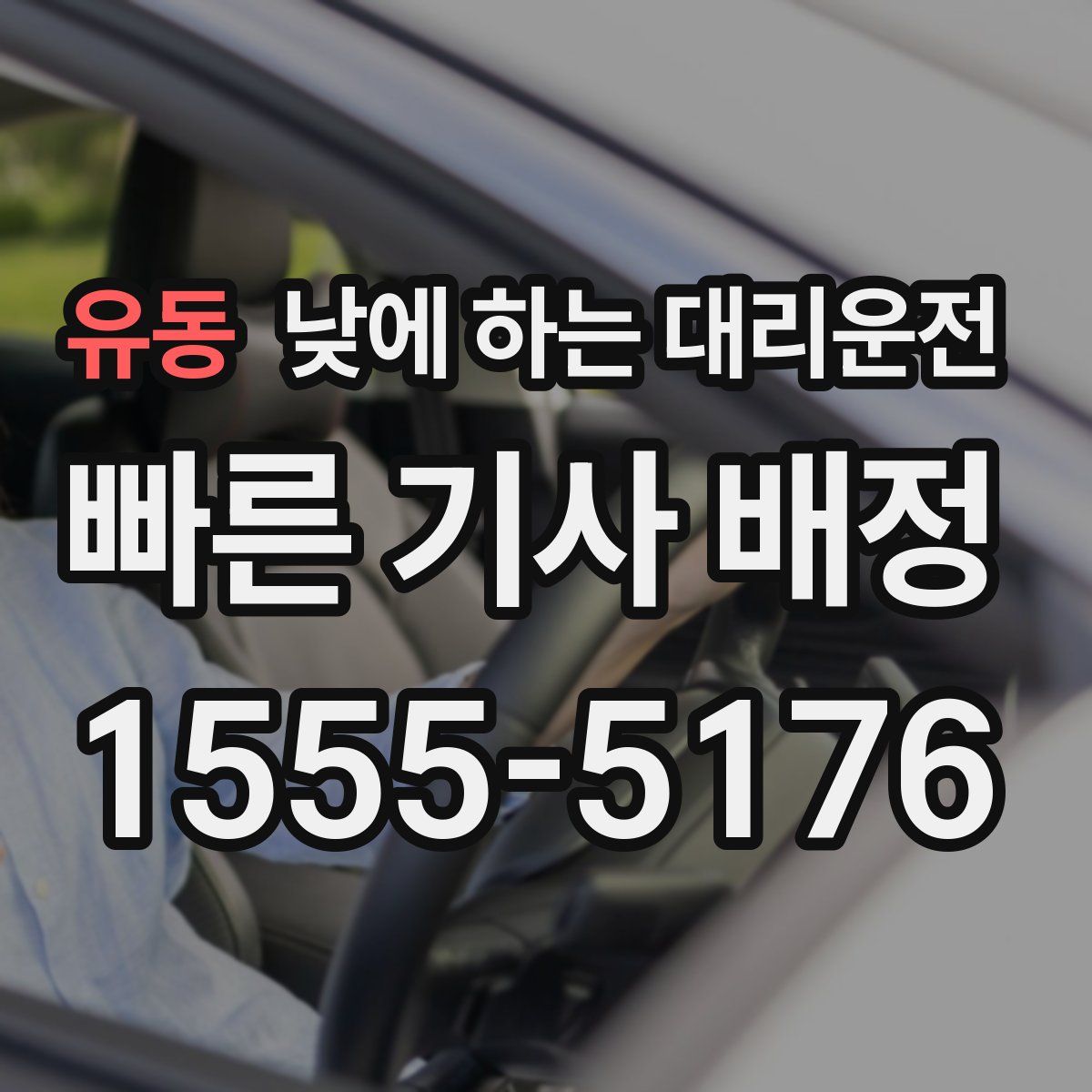 유동 낮에 하는 대리운전