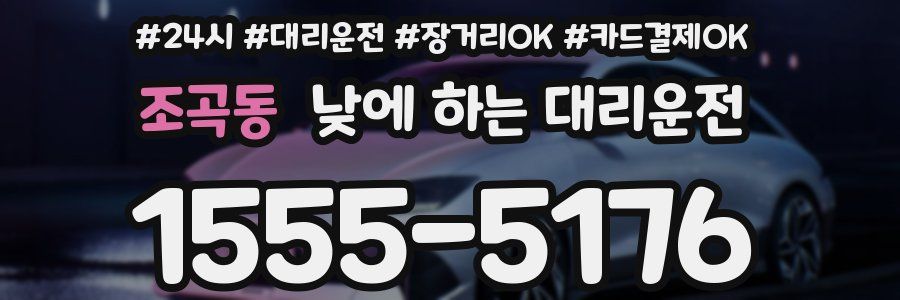 조곡동 낮에 하는 대리운전