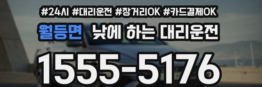 월등면 낮에 하는 대리운전