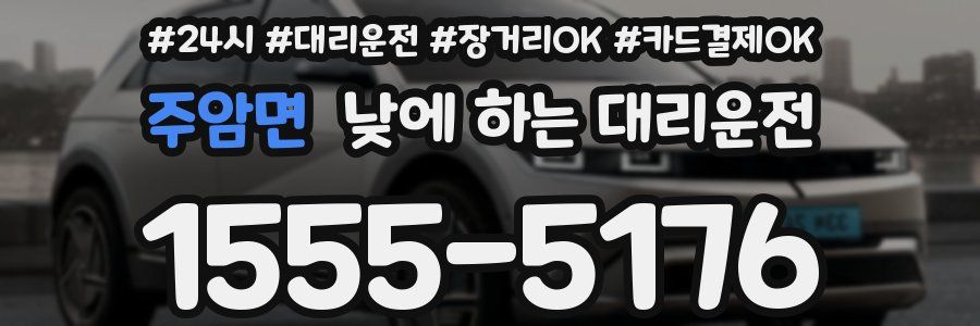 주암면 낮에 하는 대리운전