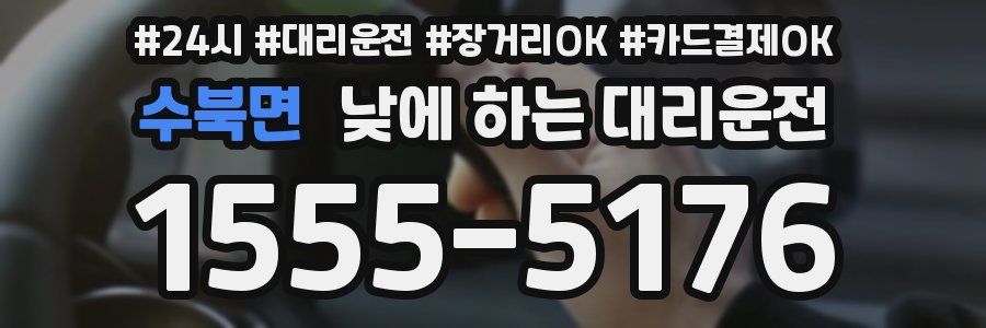 수북면 낮에 하는 대리운전