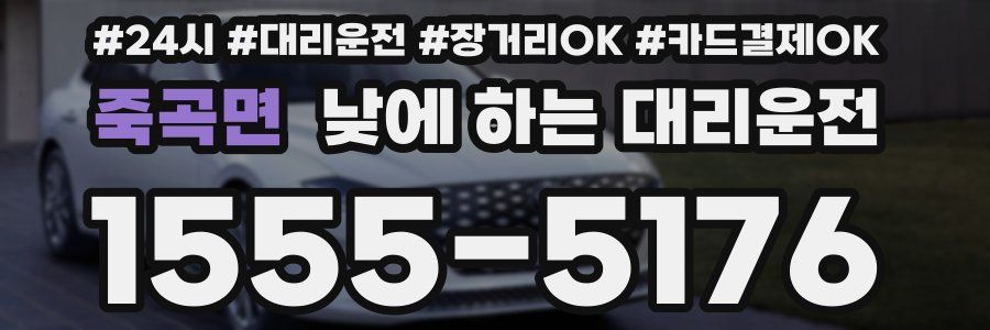 죽곡면 낮에 하는 대리운전