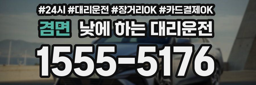 겸면 낮에 하는 대리운전