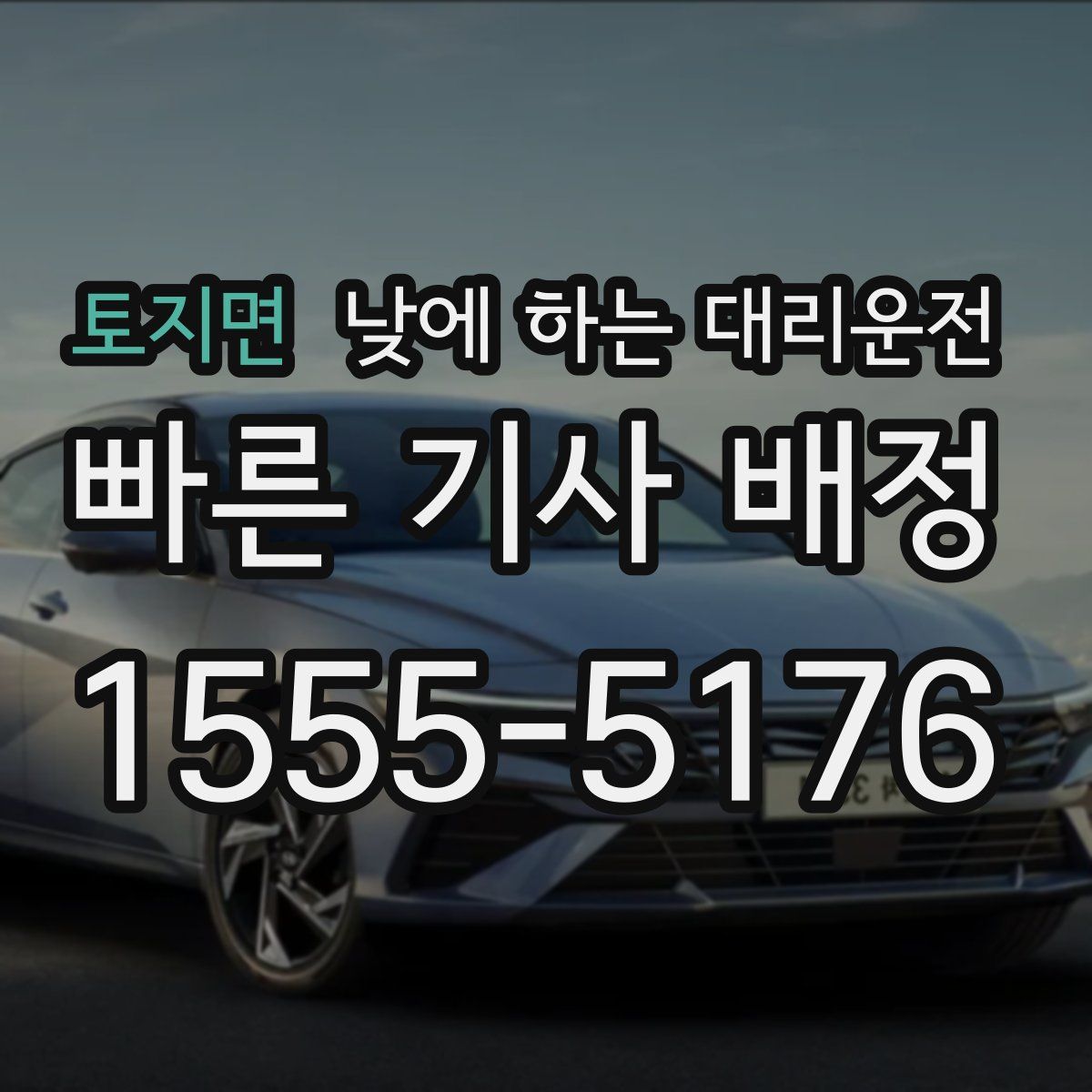 토지면 낮에 하는 대리운전