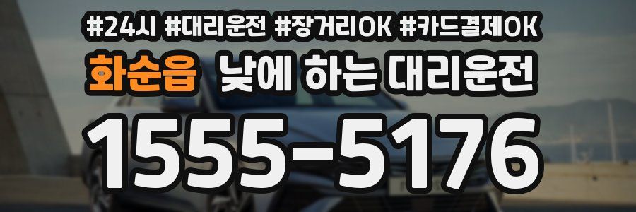화순읍 낮에 하는 대리운전