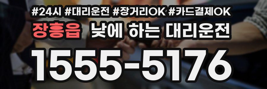 장흥읍 낮에 하는 대리운전