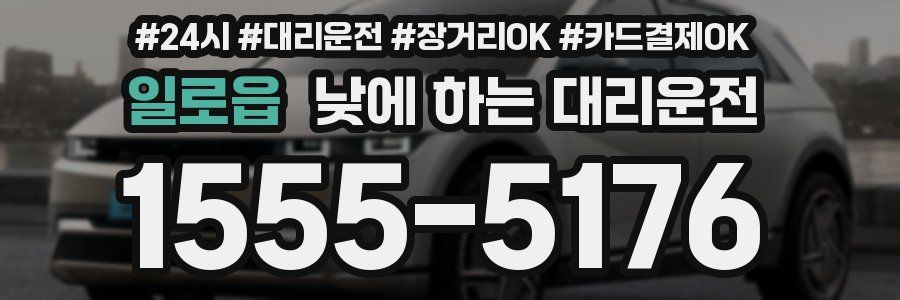 일로읍 낮에 하는 대리운전