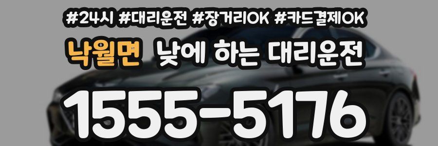 낙월면 낮에 하는 대리운전