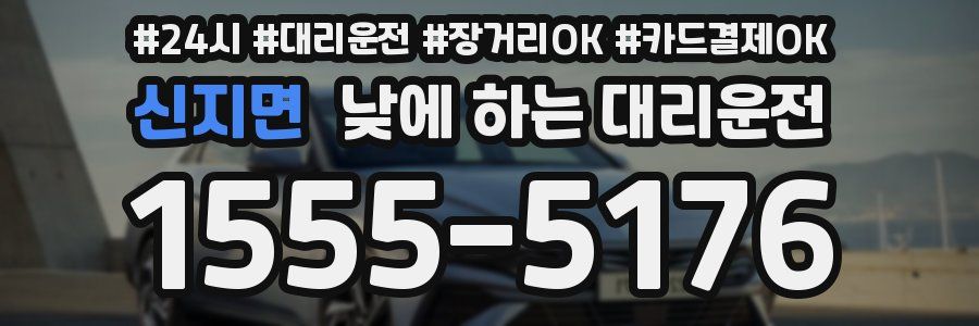 신지면 낮에 하는 대리운전