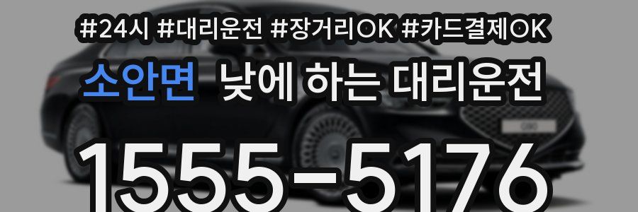 소안면 낮에 하는 대리운전