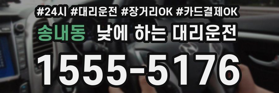 송내동 낮에 하는 대리운전