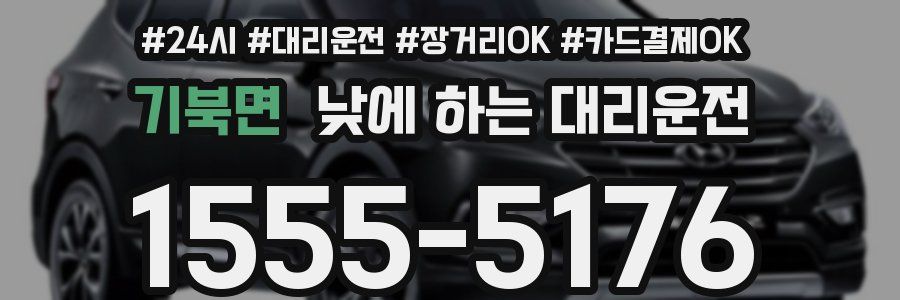 기북면 낮에 하는 대리운전