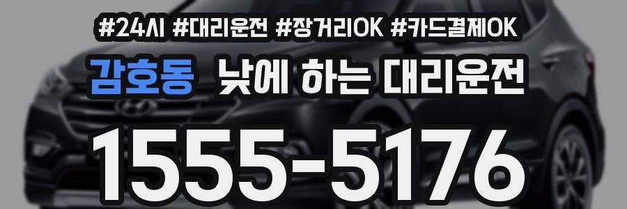 감호동 낮에 하는 대리운전