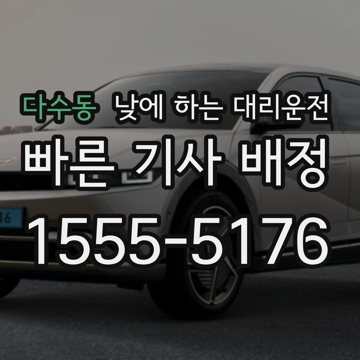 다수동 낮에 하는 대리운전